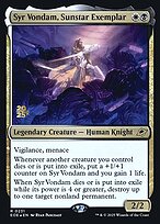Syr Vondam, Sunstar Exemplar #231s