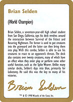 Brian Selden Bio #bs0a