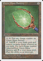 Green Mana Battery #323