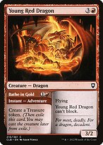 Young Red Dragon // Bathe in Gold #210