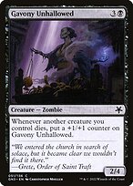 Gavony Unhallowed #51