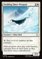 Sledding Otter-Penguin #218