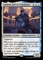 Lavinia, Foil to Conspiracy #36