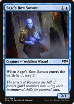 Sage's Row Savant #49