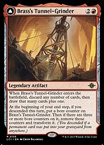 Brass's Tunnel-Grinder // Tecutlan, the Searing Rift #135