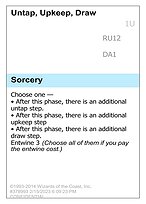 Untap, Upkeep, Draw #RU12