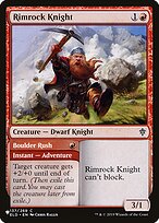 Rimrock Knight // Boulder Rush #ELD-137