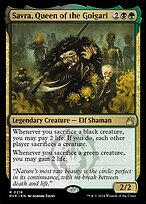 Savra, Queen of the Golgari #218