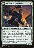 Duskwatch Recruiter // Krallenhorde Howler #203