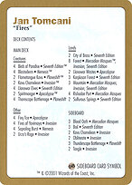 Jan Tomcani Decklist #jt0b