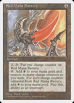 Red Mana Battery #343