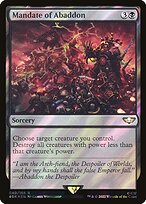 Mandate of Abaddon #40★