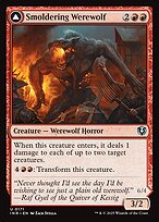 Smoldering Werewolf // Erupting Dreadwolf #171