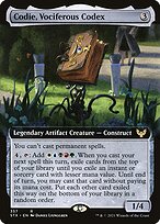 Codie, Vociferous Codex #357