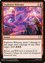 Explosive Welcome #STX-100