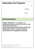 Naturalize the Phyresis #CG02a
