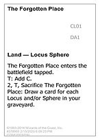 The Forgotten Place #CL01a