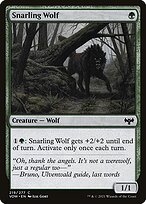 Snarling Wolf #219