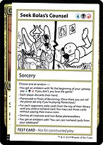 Seek Bolas's Counsel #98