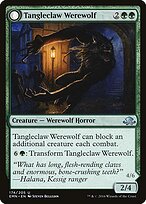 Tangleclaw Werewolf // Fibrous Entangler #174