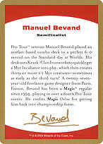 Manuel Bevand Bio #mb0a