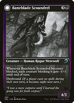 Baneblade Scoundrel // Baneclaw Marauder #85