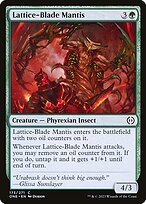 Lattice-Blade Mantis #173