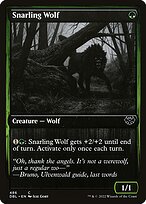 Snarling Wolf #486