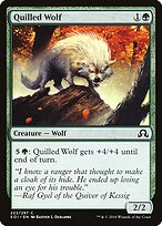 Quilled Wolf #222