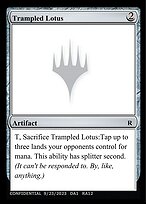 Trampled Lotus #RA12b