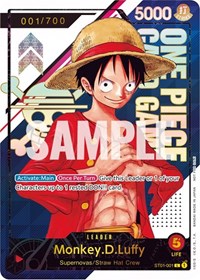 Monkey.D.Luffy - ST01-001 [Serial Number] #ST01-001