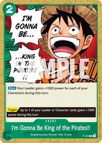 I'm Gonna Be King of the Pirates!! #P-024
