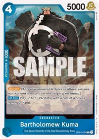 Bartholomew Kuma #OP01-074