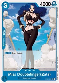 Miss Doublefinger(Zala) #OP01-080