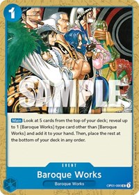 Baroque Works #OP01-090