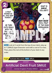 Artificial Devil Fruit SMILE #OP01-116