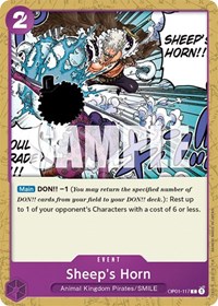 Sheep's Horn #OP01-117