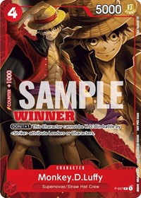 Monkey.D.Luffy - P-007 (Winner Pack Vol. 1) #P-007