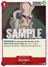 Gordon (One Piece Film Red) #P-013