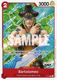 Bartolomeo (One Piece Film Red) #P-018