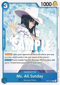 Ms. All Sunday (Promotion Pack 2023) #OP01-079