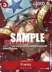 Franky (Tournament Pack Vol. 2) [Winner] #OP01-021