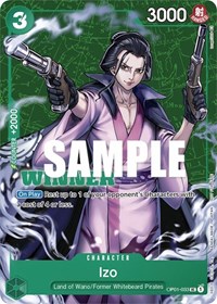 Izo (Tournament Pack Vol. 2) [Winner] #OP01-033