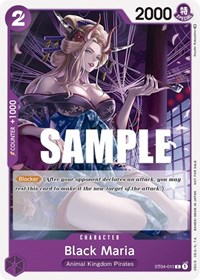 Black Maria (Tournament Pack Vol. 2) #ST04-011