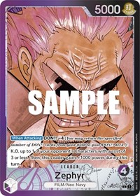 Zephyr (Alternate Art) #OP02-072