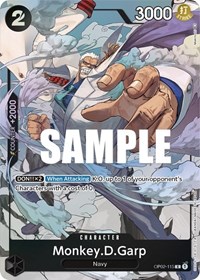 Monkey.D.Garp (115) (Alternate Art) #OP02-115