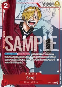 Sanji - OP01-013 (Alternate Art) #OP01-013