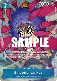 Emporio.Ivankov (051) (Alternate Art) #OP02-051