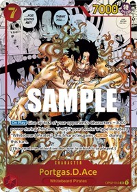 Portgas.D.Ace (Parallel) (Manga) (Alternate Art) #OP02-013