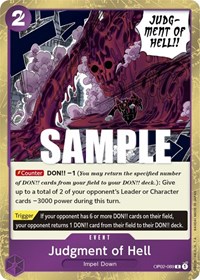 Judgment of Hell #OP02-089